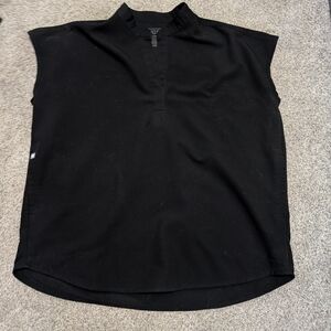 Black Rafaela Scrub Top